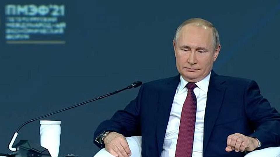 Речь Путина на Петербургском Международном Экономическом Форуме - очередная смешная фраза